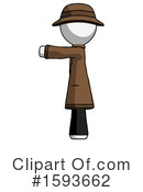 White Design Mascot Clipart #1593662 by Leo Blanchette