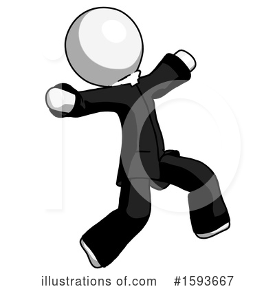 Royalty-Free (RF) White Design Mascot Clipart Illustration by Leo Blanchette - Stock Sample #1593667