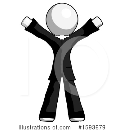 Royalty-Free (RF) White Design Mascot Clipart Illustration by Leo Blanchette - Stock Sample #1593679