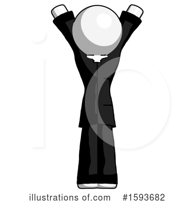 Royalty-Free (RF) White Design Mascot Clipart Illustration by Leo Blanchette - Stock Sample #1593682