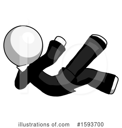 Royalty-Free (RF) White Design Mascot Clipart Illustration by Leo Blanchette - Stock Sample #1593700