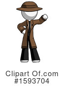 White Design Mascot Clipart #1593704 by Leo Blanchette