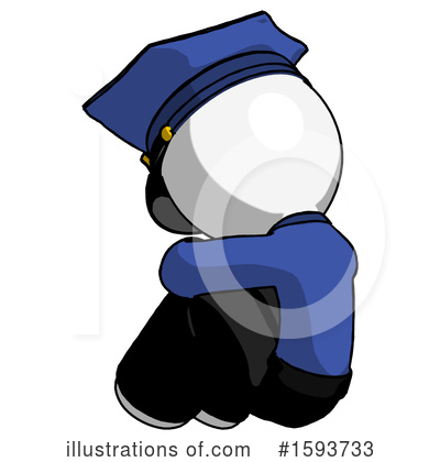 Royalty-Free (RF) White Design Mascot Clipart Illustration by Leo Blanchette - Stock Sample #1593733