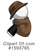 White Design Mascot Clipart #1593765 by Leo Blanchette