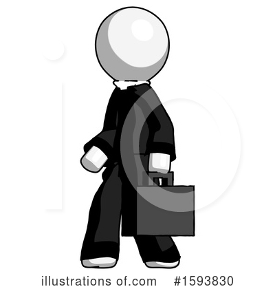 Royalty-Free (RF) White Design Mascot Clipart Illustration by Leo Blanchette - Stock Sample #1593830