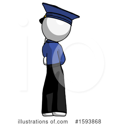 Royalty-Free (RF) White Design Mascot Clipart Illustration by Leo Blanchette - Stock Sample #1593868