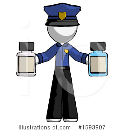 Royalty-Free (RF) White Design Mascot Clipart Illustration by Leo Blanchette - Stock Sample #1593907