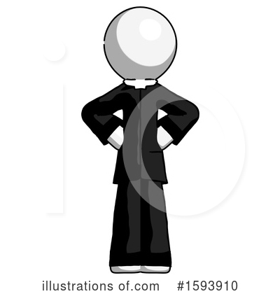 Royalty-Free (RF) White Design Mascot Clipart Illustration by Leo Blanchette - Stock Sample #1593910