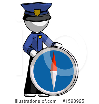 Royalty-Free (RF) White Design Mascot Clipart Illustration by Leo Blanchette - Stock Sample #1593925
