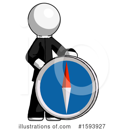 Royalty-Free (RF) White Design Mascot Clipart Illustration by Leo Blanchette - Stock Sample #1593927