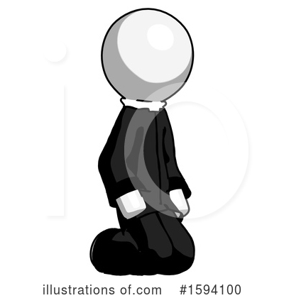 Royalty-Free (RF) White Design Mascot Clipart Illustration by Leo Blanchette - Stock Sample #1594100