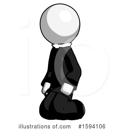 Royalty-Free (RF) White Design Mascot Clipart Illustration by Leo Blanchette - Stock Sample #1594106