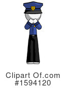 White Design Mascot Clipart #1594120 by Leo Blanchette
