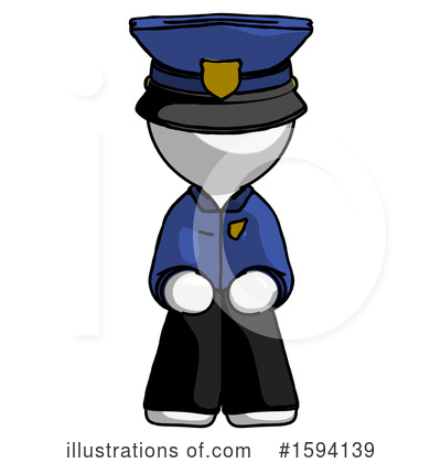 Royalty-Free (RF) White Design Mascot Clipart Illustration by Leo Blanchette - Stock Sample #1594139