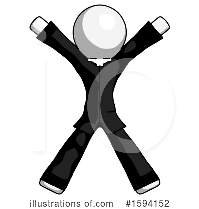 Royalty-Free (RF) White Design Mascot Clipart Illustration by Leo Blanchette - Stock Sample #1594152