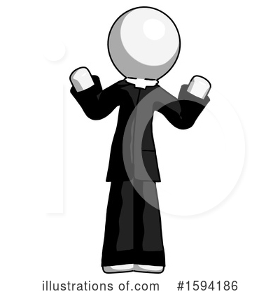 Royalty-Free (RF) White Design Mascot Clipart Illustration by Leo Blanchette - Stock Sample #1594186