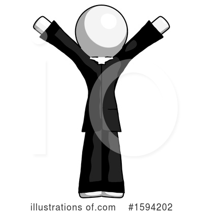 Royalty-Free (RF) White Design Mascot Clipart Illustration by Leo Blanchette - Stock Sample #1594202