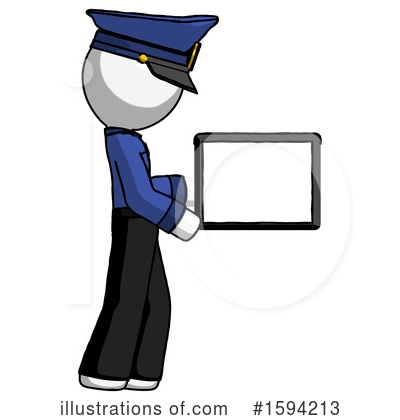 Royalty-Free (RF) White Design Mascot Clipart Illustration by Leo Blanchette - Stock Sample #1594213
