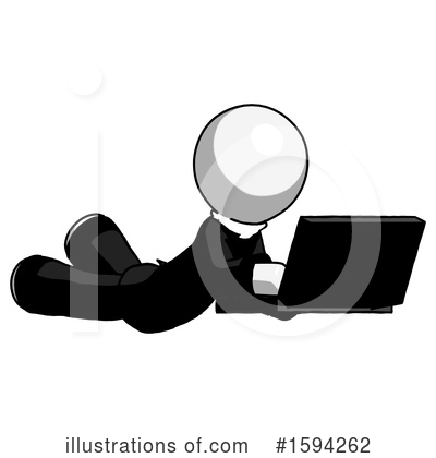 Royalty-Free (RF) White Design Mascot Clipart Illustration by Leo Blanchette - Stock Sample #1594262