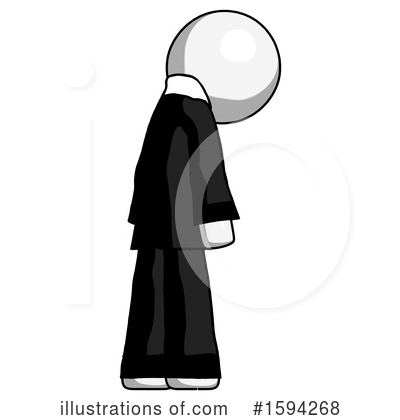 Royalty-Free (RF) White Design Mascot Clipart Illustration by Leo Blanchette - Stock Sample #1594268