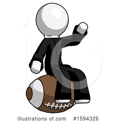 Royalty-Free (RF) White Design Mascot Clipart Illustration by Leo Blanchette - Stock Sample #1594326