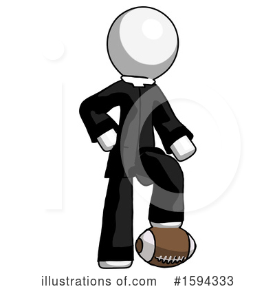 Royalty-Free (RF) White Design Mascot Clipart Illustration by Leo Blanchette - Stock Sample #1594333