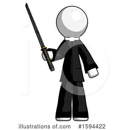 Royalty-Free (RF) White Design Mascot Clipart Illustration by Leo Blanchette - Stock Sample #1594422