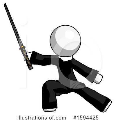 Royalty-Free (RF) White Design Mascot Clipart Illustration by Leo Blanchette - Stock Sample #1594425