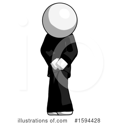 Royalty-Free (RF) White Design Mascot Clipart Illustration by Leo Blanchette - Stock Sample #1594428