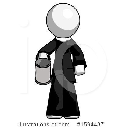 Royalty-Free (RF) White Design Mascot Clipart Illustration by Leo Blanchette - Stock Sample #1594437
