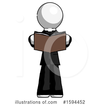 Royalty-Free (RF) White Design Mascot Clipart Illustration by Leo Blanchette - Stock Sample #1594452