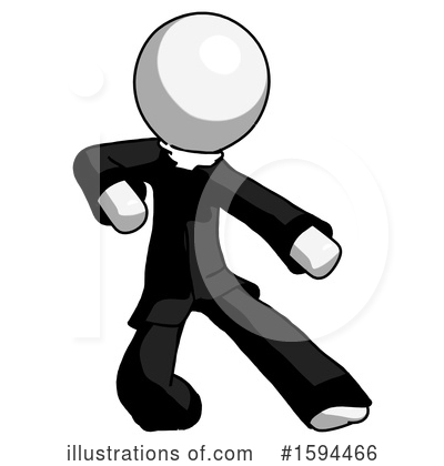 Royalty-Free (RF) White Design Mascot Clipart Illustration by Leo Blanchette - Stock Sample #1594466
