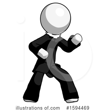 Royalty-Free (RF) White Design Mascot Clipart Illustration by Leo Blanchette - Stock Sample #1594469