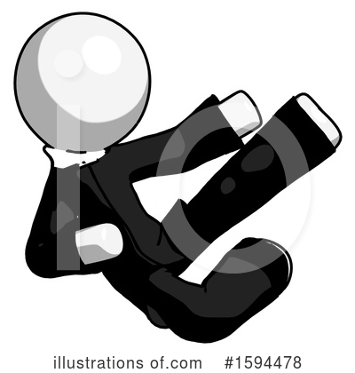 Royalty-Free (RF) White Design Mascot Clipart Illustration by Leo Blanchette - Stock Sample #1594478