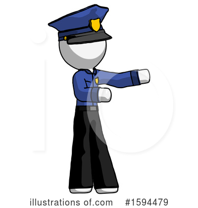 Royalty-Free (RF) White Design Mascot Clipart Illustration by Leo Blanchette - Stock Sample #1594479