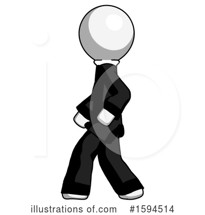 Royalty-Free (RF) White Design Mascot Clipart Illustration by Leo Blanchette - Stock Sample #1594514