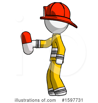 Royalty-Free (RF) White Design Mascot Clipart Illustration by Leo Blanchette - Stock Sample #1597731