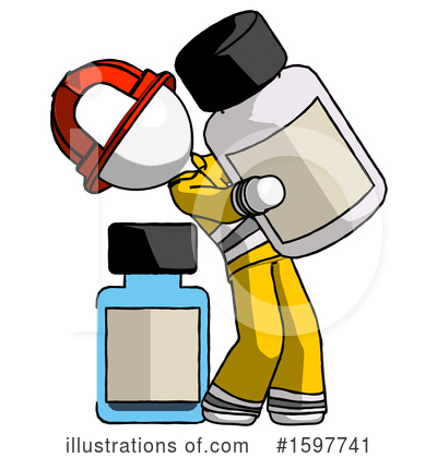 Royalty-Free (RF) White Design Mascot Clipart Illustration by Leo Blanchette - Stock Sample #1597741