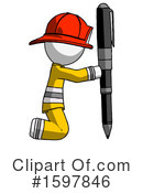 White Design Mascot Clipart #1597846 by Leo Blanchette