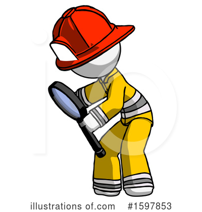 Royalty-Free (RF) White Design Mascot Clipart Illustration by Leo Blanchette - Stock Sample #1597853
