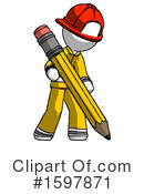 White Design Mascot Clipart #1597871 by Leo Blanchette