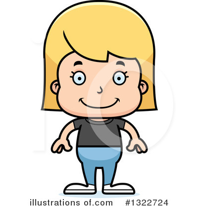 Royalty-Free (RF) White Girl Clipart Illustration by Cory Thoman - Stock Sample #1322724