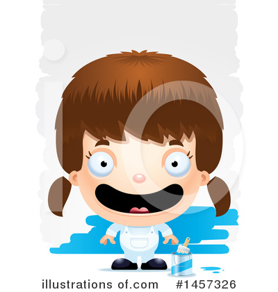 Royalty-Free (RF) White Girl Clipart Illustration by Cory Thoman - Stock Sample #1457326