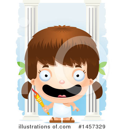 Royalty-Free (RF) White Girl Clipart Illustration by Cory Thoman - Stock Sample #1457329