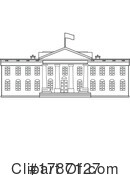 White House Clipart #1787127 by patrimonio