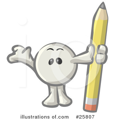 Pencil Clipart #25807 by Leo Blanchette