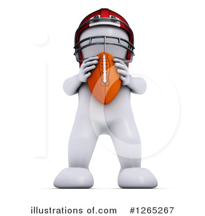 Football Player Clipart #1265267 by KJ Pargeter