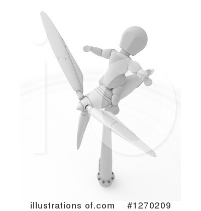 Wind Turbine Clipart #1270209 by KJ Pargeter