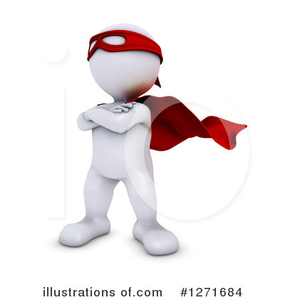 Super Hero Clipart #1271684 by KJ Pargeter