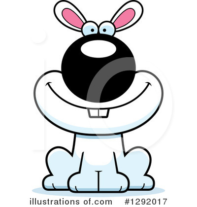 Royalty-Free (RF) White Rabbit Clipart Illustration by Cory Thoman - Stock Sample #1292017